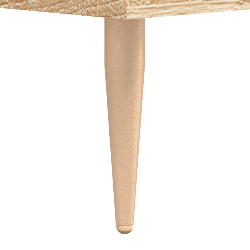 Tables de chevet 2 pcs. Chêne Sonoma 40x35x47,5 cm matériau bois