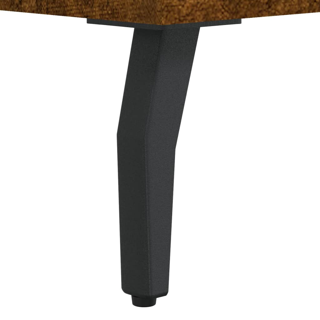 Tables de chevet 2 pcs. chêne fumé 40x35x47,5 cm matériau bois