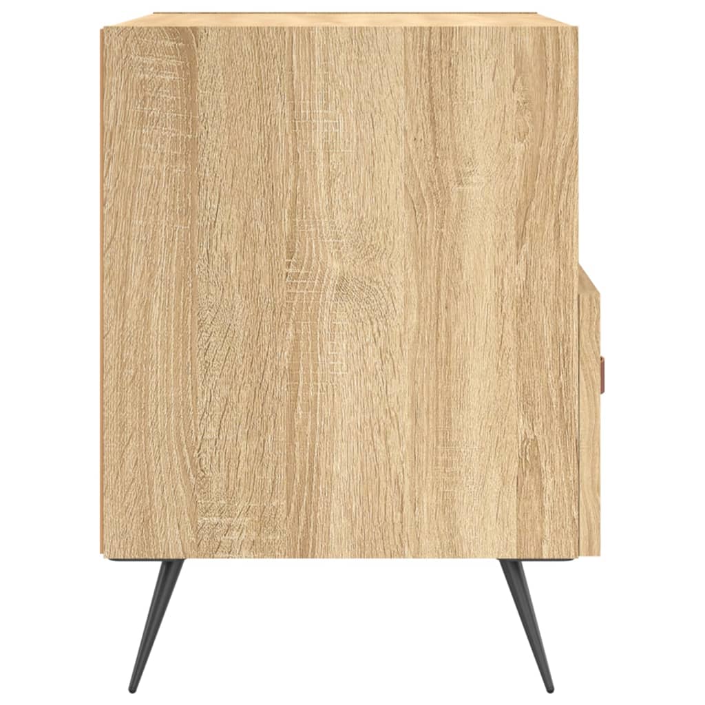 Tables de chevet 2 pcs. Chêne Sonoma 40x35x47,5 cm matériau bois
