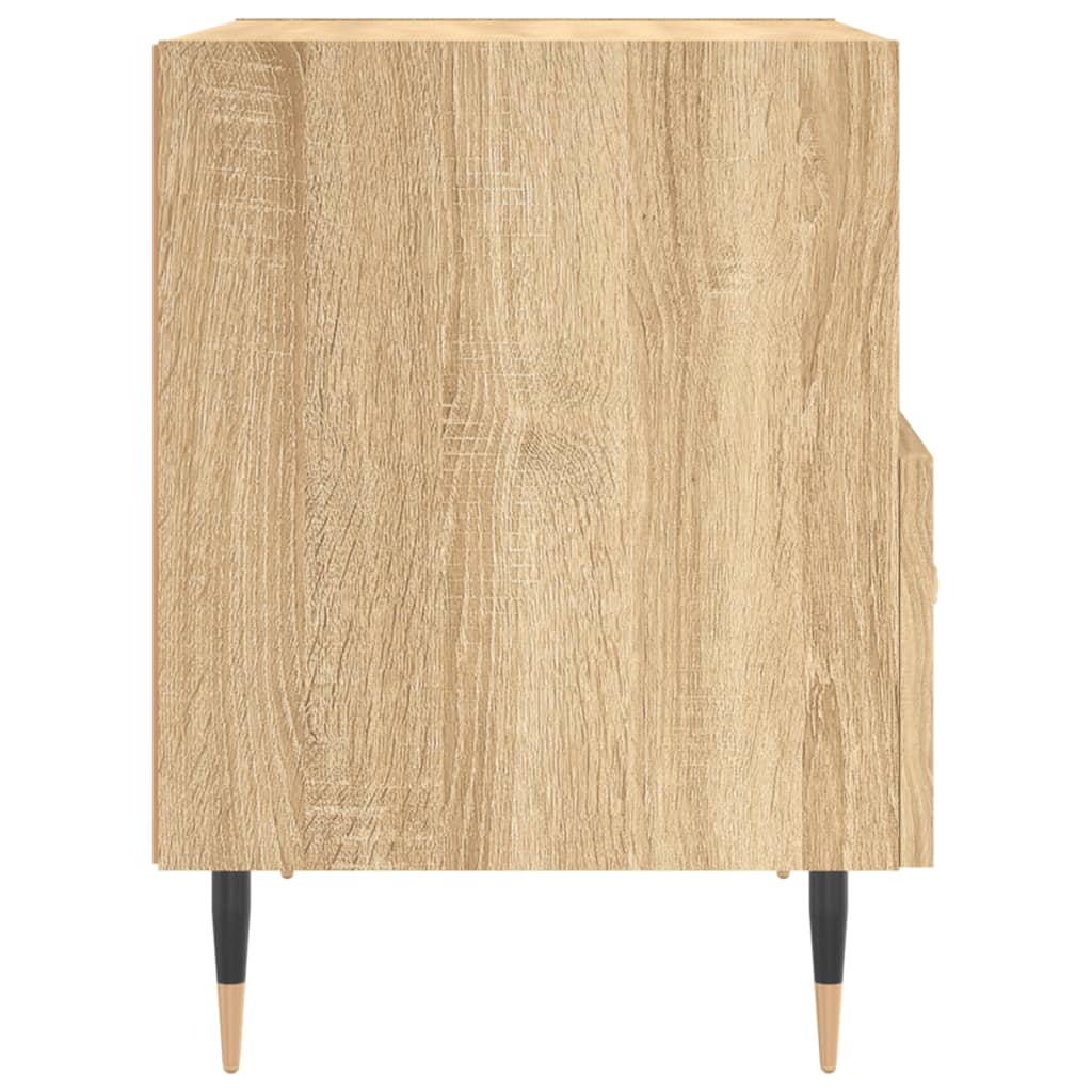 Tables de chevet 2 pcs. Chêne Sonoma 40x35x47,5 cm matériau bois