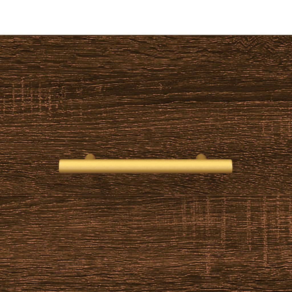 Nachttische 2Stk. Braun Eichen-Optik 40x35x47,5cm Holzwerkstoff