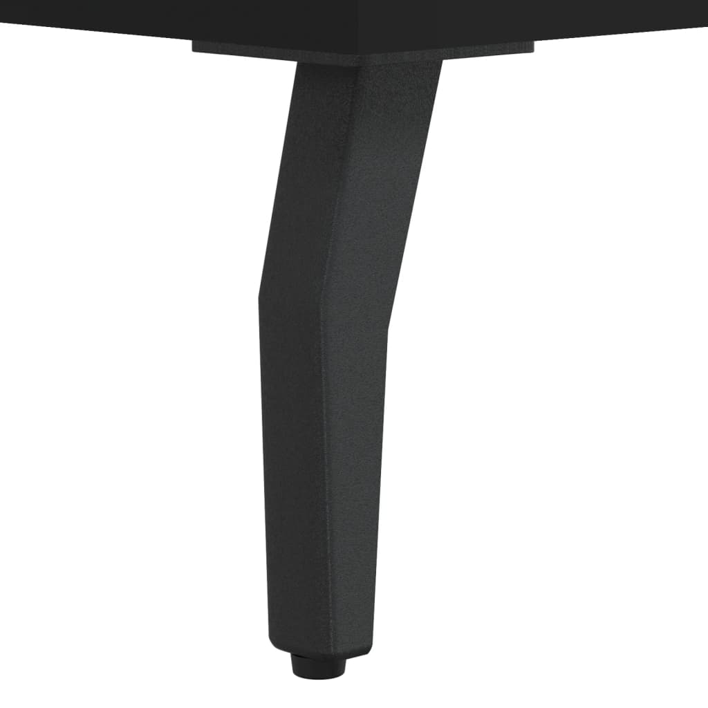 Tables de chevet 2 pcs. Noir 40x35x47,5 cm en bois