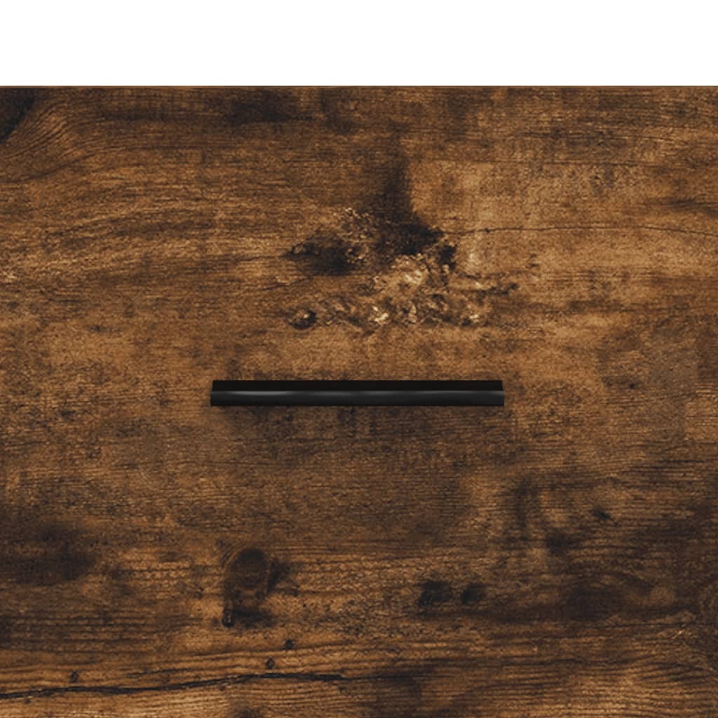 Tables de chevet 2 pcs. chêne fumé 40x35x47,5 cm matériau bois