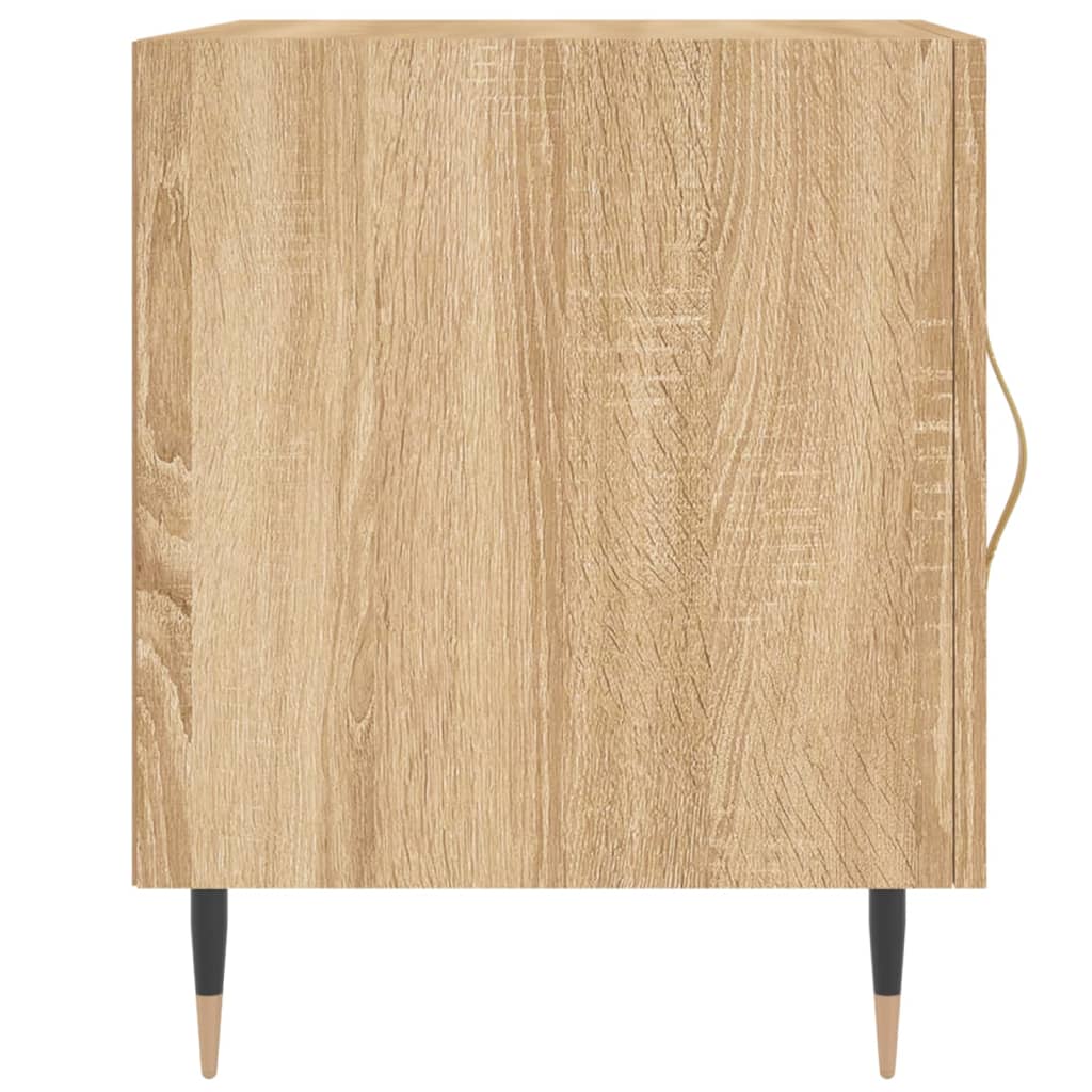 Tables de chevet 2 pcs. Chêne Sonoma 40x40x50 cm matériau bois