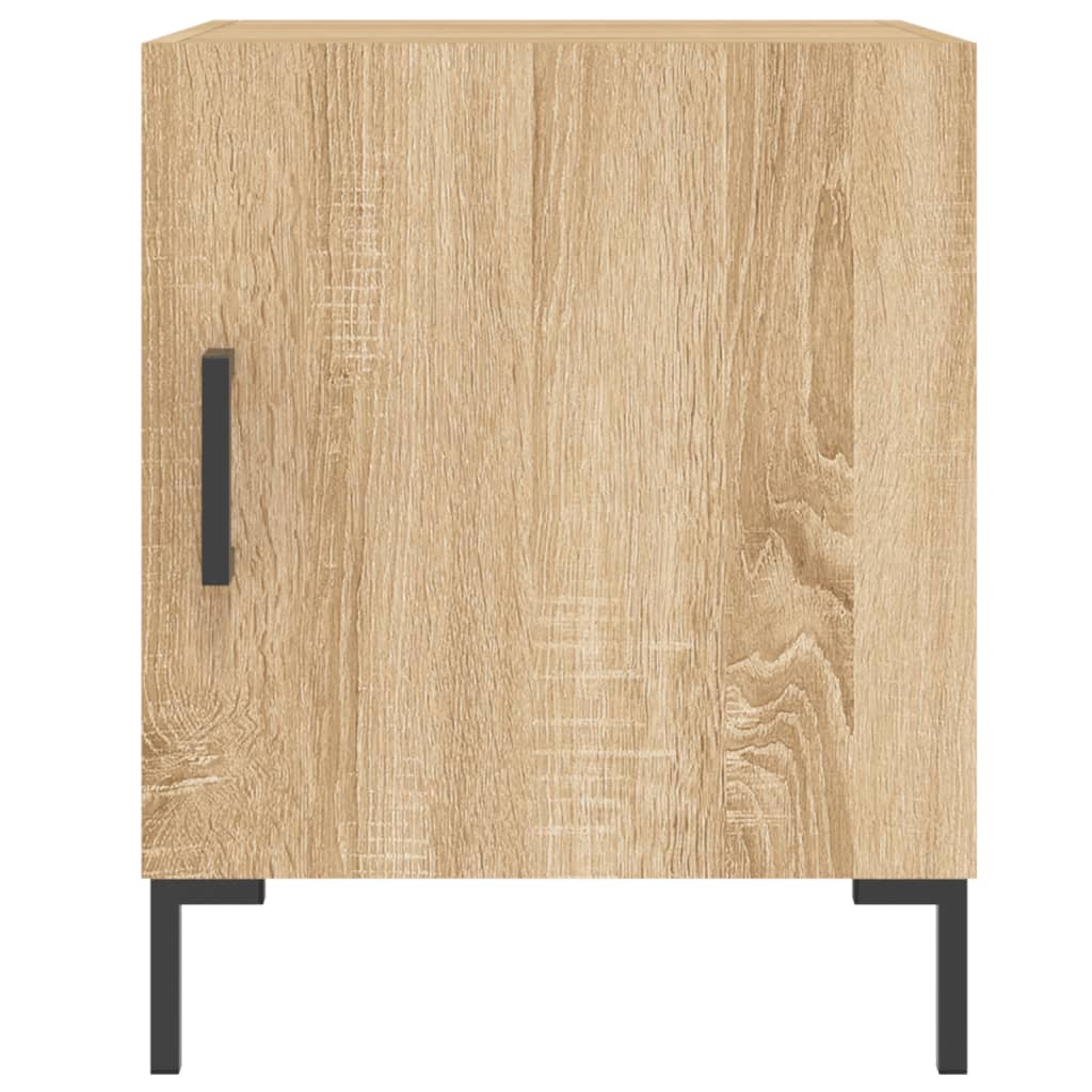 Tables de chevet 2 pcs. Chêne Sonoma 40x40x50 cm matériau bois