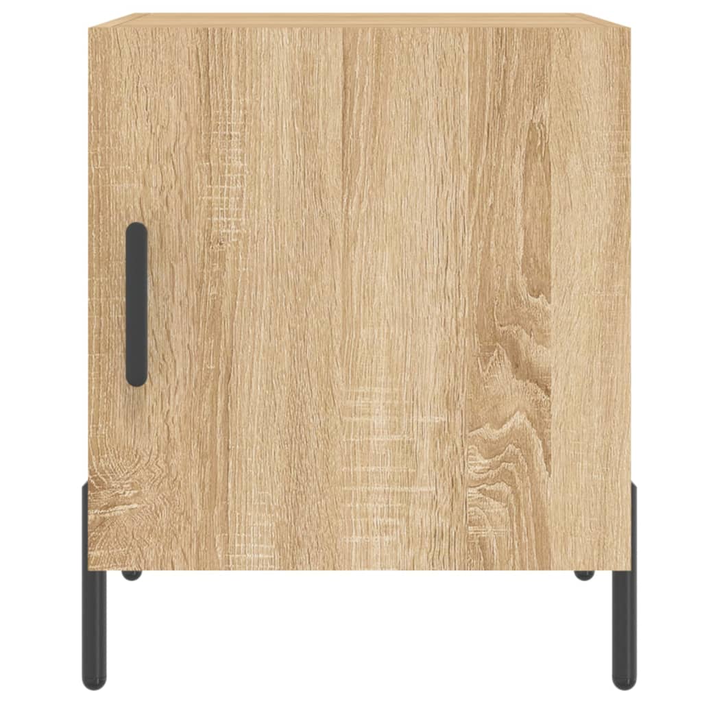 Tables de chevet 2 pcs. Chêne Sonoma 40x40x50 cm matériau bois