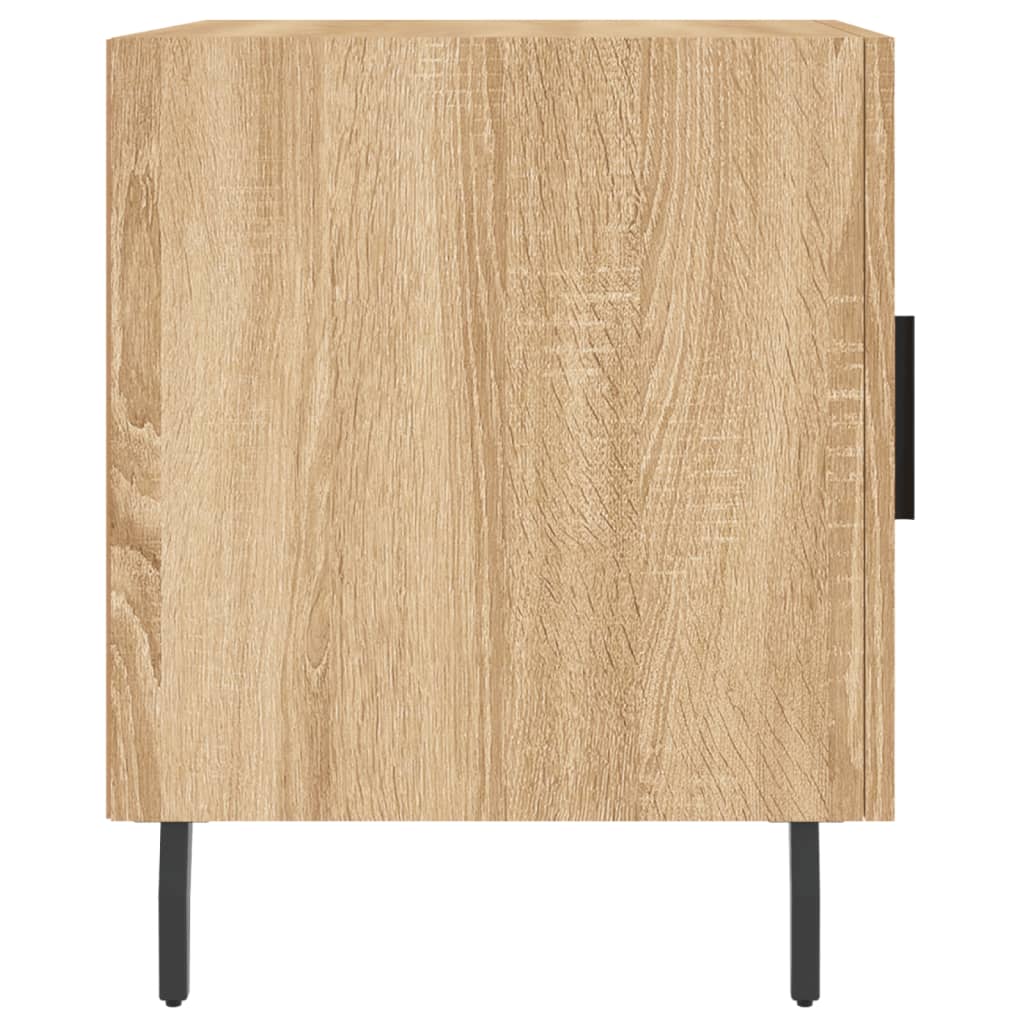 Tables de chevet 2 pcs. Chêne Sonoma 40x40x50 cm matériau bois