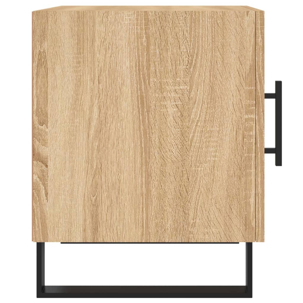 Tables de chevet 2 pcs. Chêne Sonoma 40x40x50 cm matériau bois
