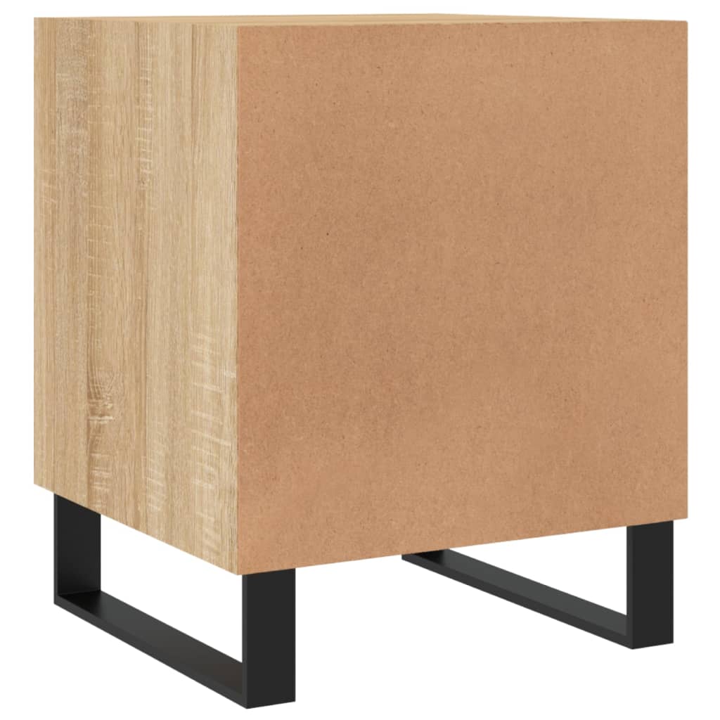Tables de chevet 2 pcs. Chêne Sonoma 40x40x50 cm matériau bois