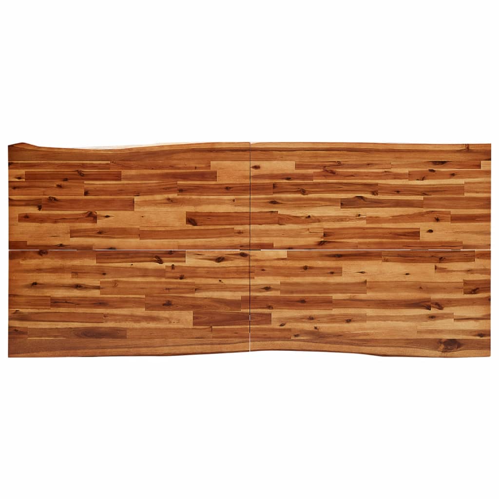 Dining table tree edge 200x90x75 cm solid wood acacia