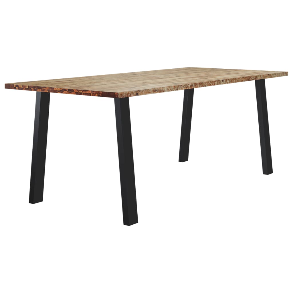 Dining table 200x90x75 cm solid acacia wood