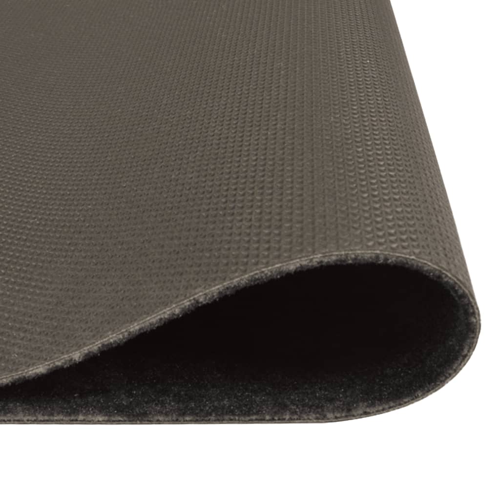 Kitchen rug washable Cooking Black 45x150 cm velvet