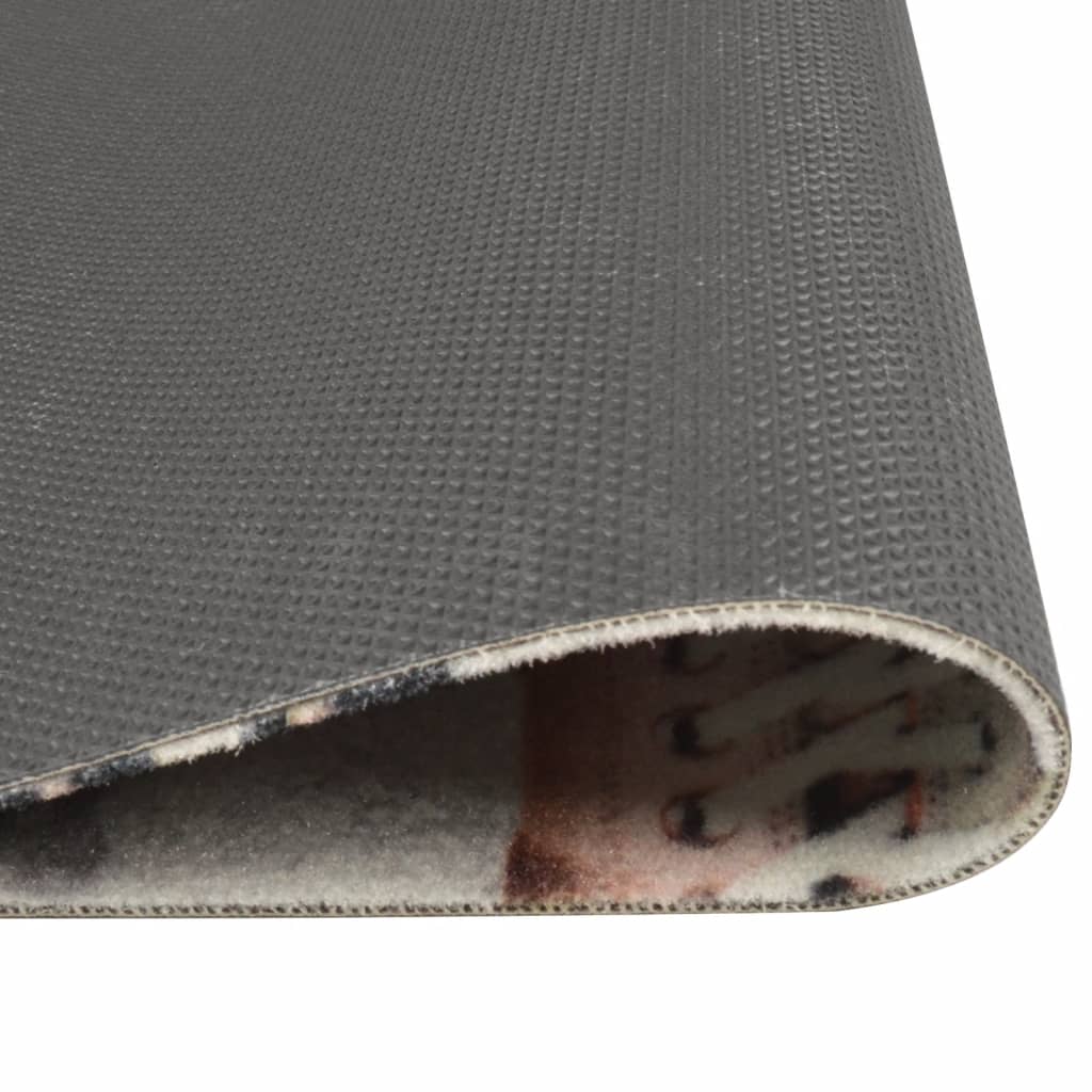 Tapis de cuisine lavable Shoezone 45x150 cm velours