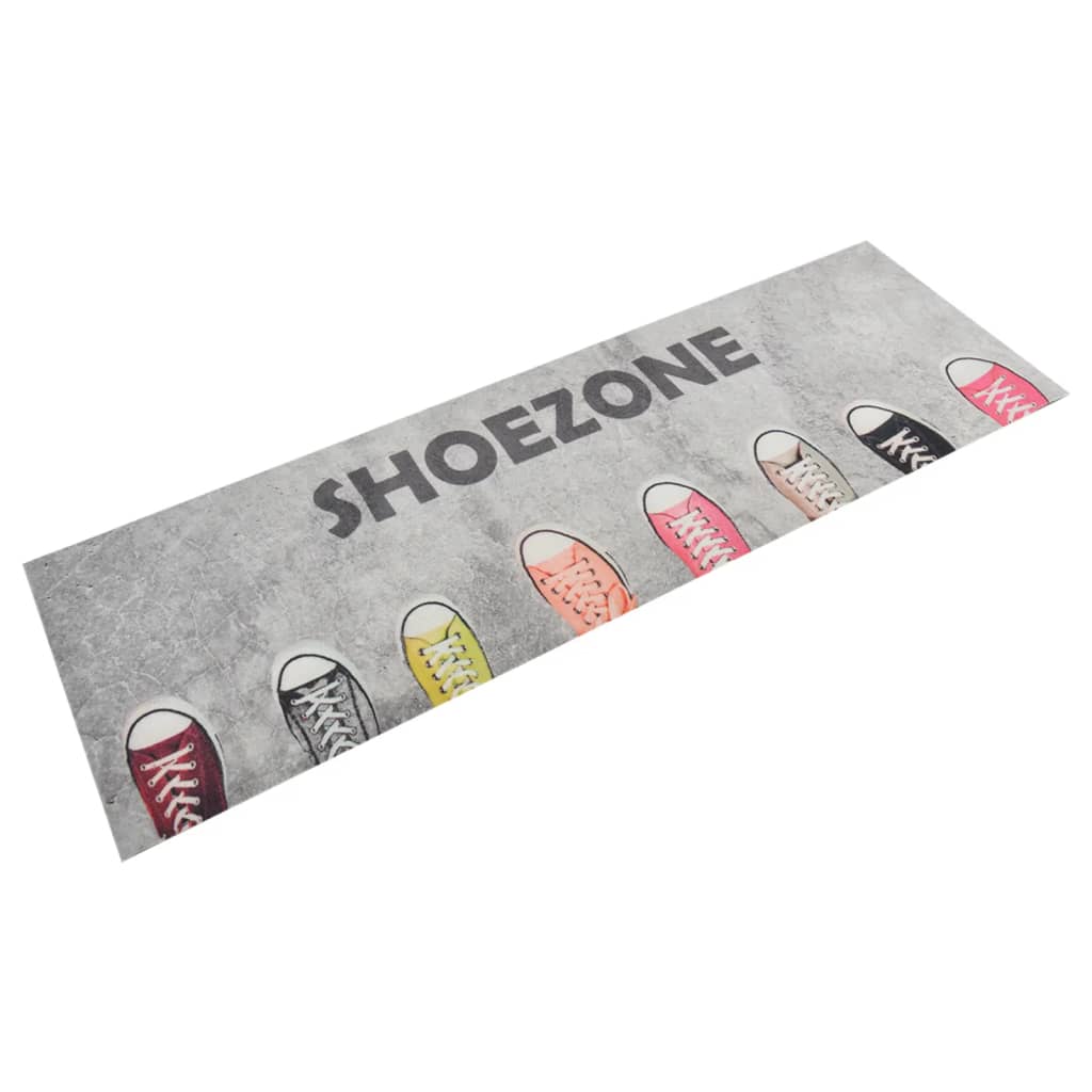 Tapis de cuisine lavable Shoezone 60x180 cm velours