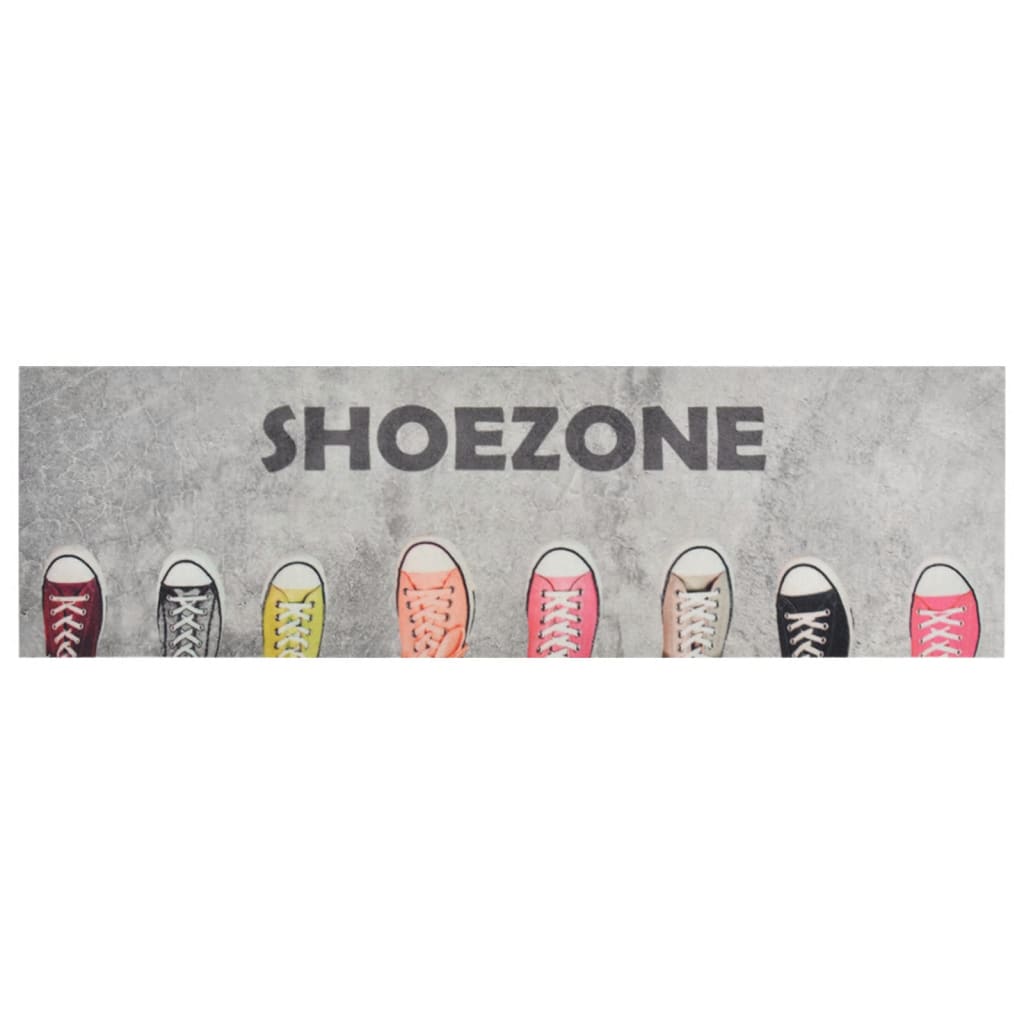 Tapis de cuisine lavable Shoezone 60x180 cm velours