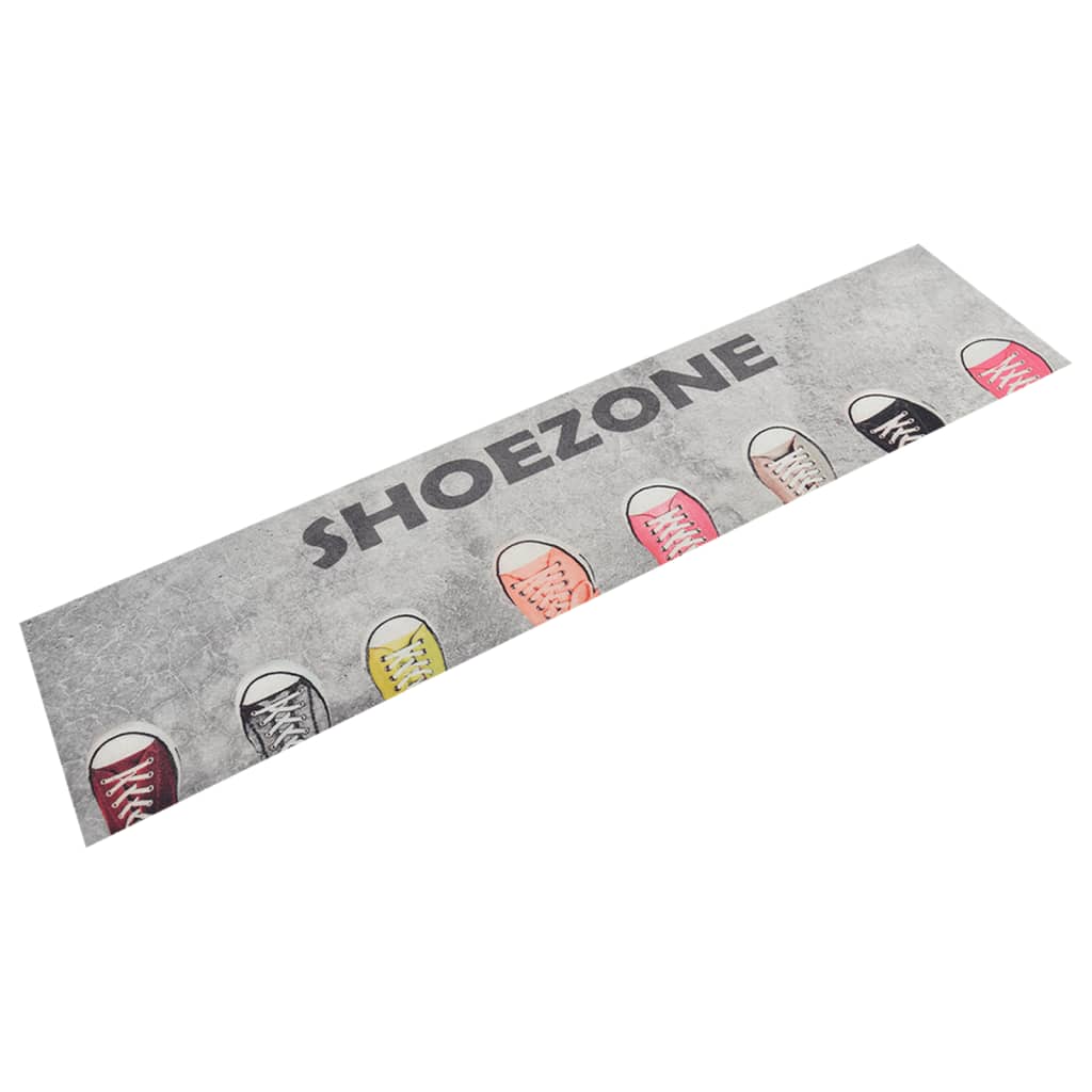 Tapis de cuisine lavable Shoezone 60x300 cm velours