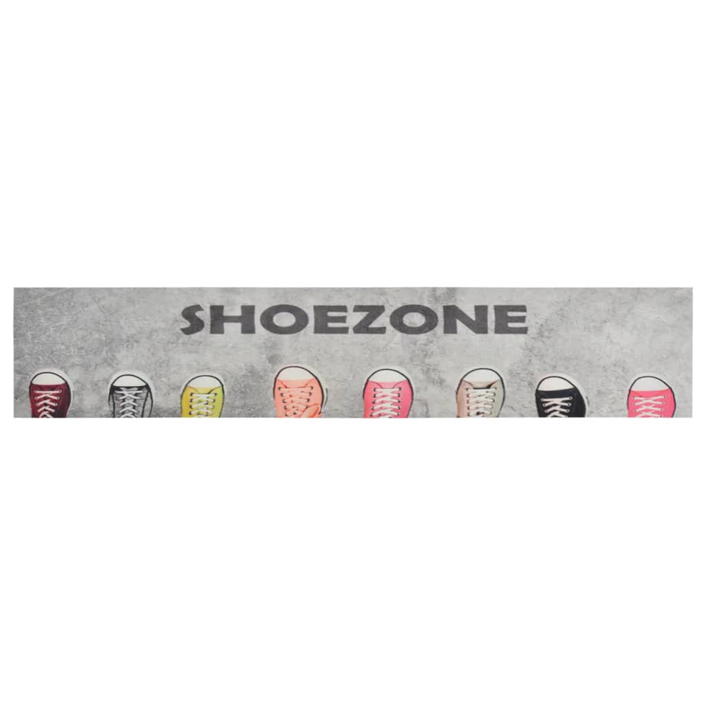 Tapis de cuisine lavable Shoezone 60x300 cm velours