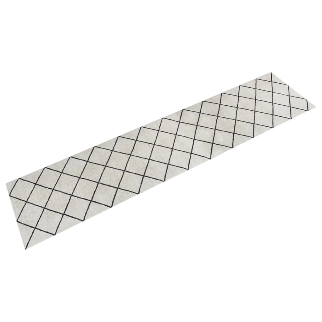 Tapis de cuisine lavable carré 60x300 cm velours
