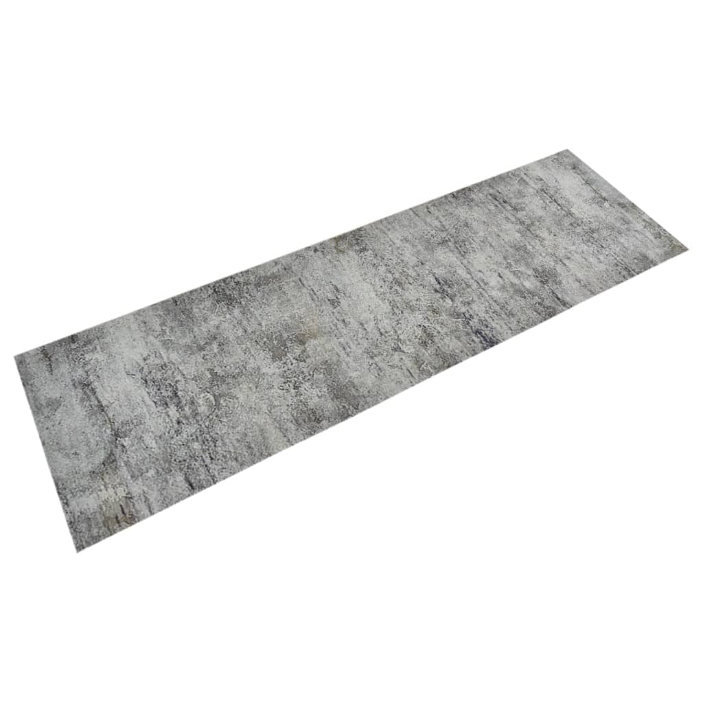 Kitchen rug washable concrete 60x180 cm velvet