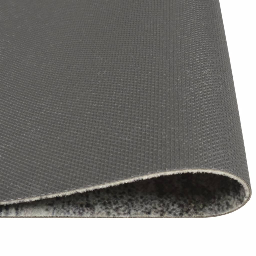 Kitchen rug washable concrete 60x180 cm velvet