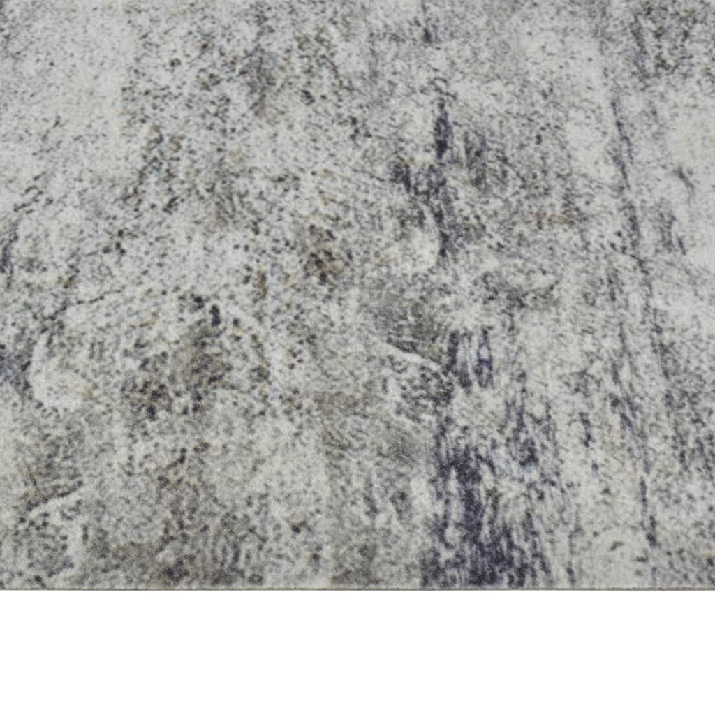 Kitchen rug washable concrete 60x180 cm velvet