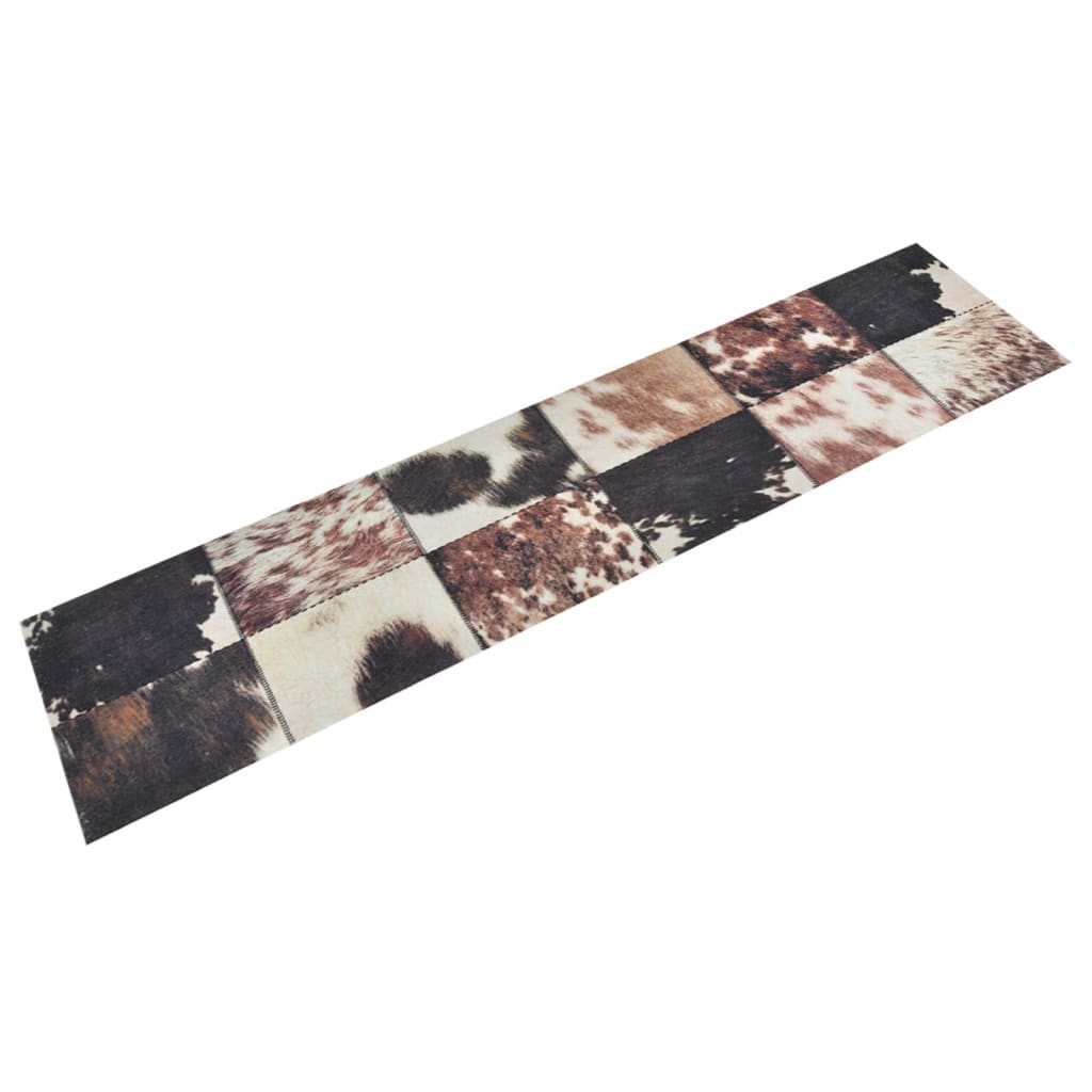 Tapis de cuisine lavable en fourrure animale 60x300 cm velours