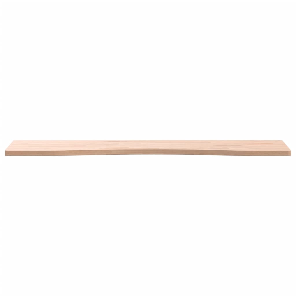Schreibtischplatte 80x(36-40)x1,5 cm Massivholz Buche