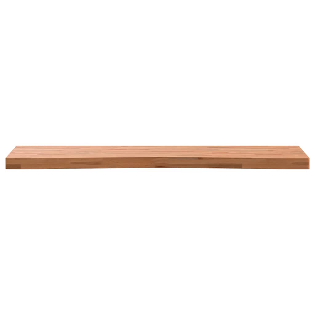 Schreibtischplatte 110x(55-60)x4 cm Massivholz Buche