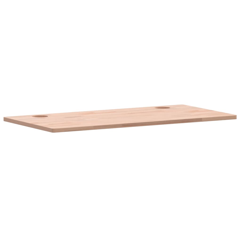 Schreibtischplatte 80x40x1,5 cm Massivholz Buche