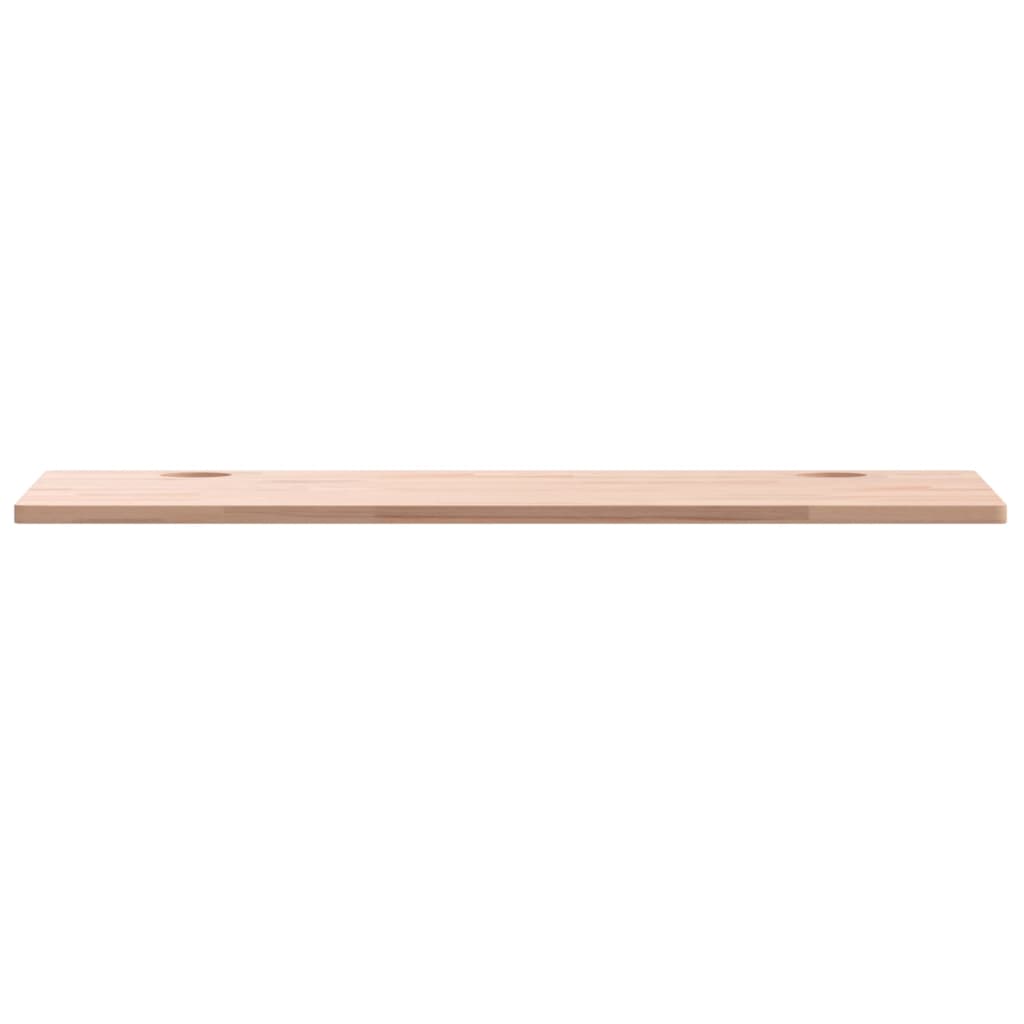 Schreibtischplatte 80x40x1,5 cm Massivholz Buche