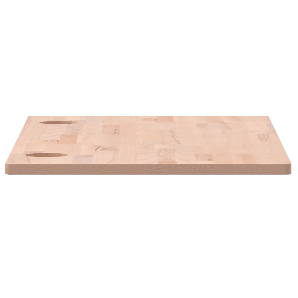 Schreibtischplatte 80x40x1,5 cm Massivholz Buche