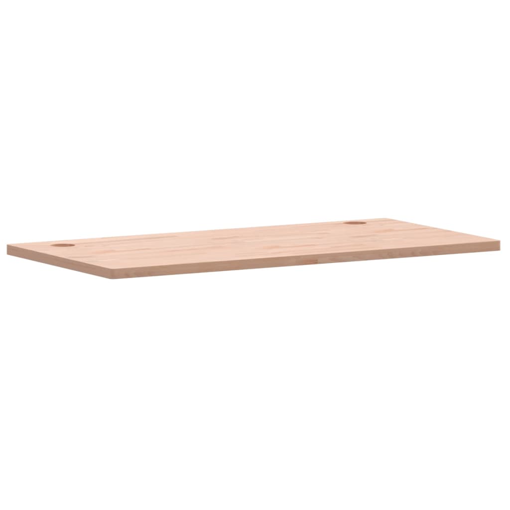 Desk top 110x55x2.5 cm solid beech wood