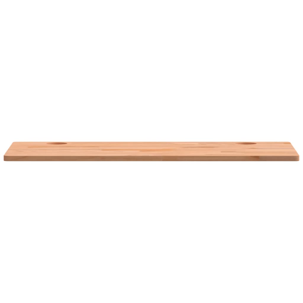 Desk top 110x55x1.5 cm solid beech wood