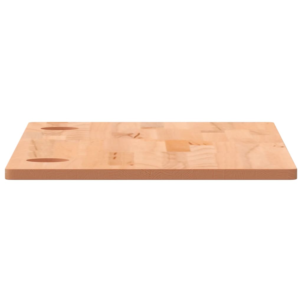 Desk top 110x55x1.5 cm solid beech wood