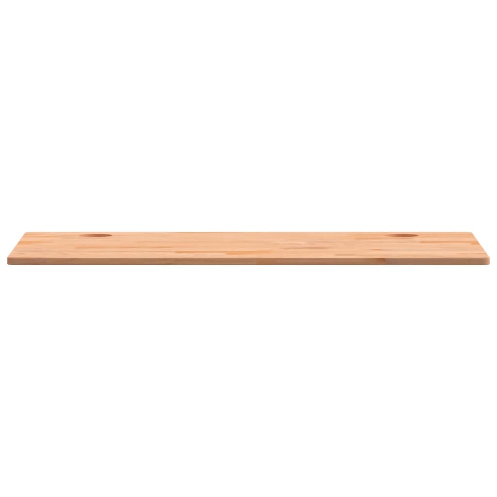 Schreibtischplatte 110x60x1,5 cm Massivholz Buche