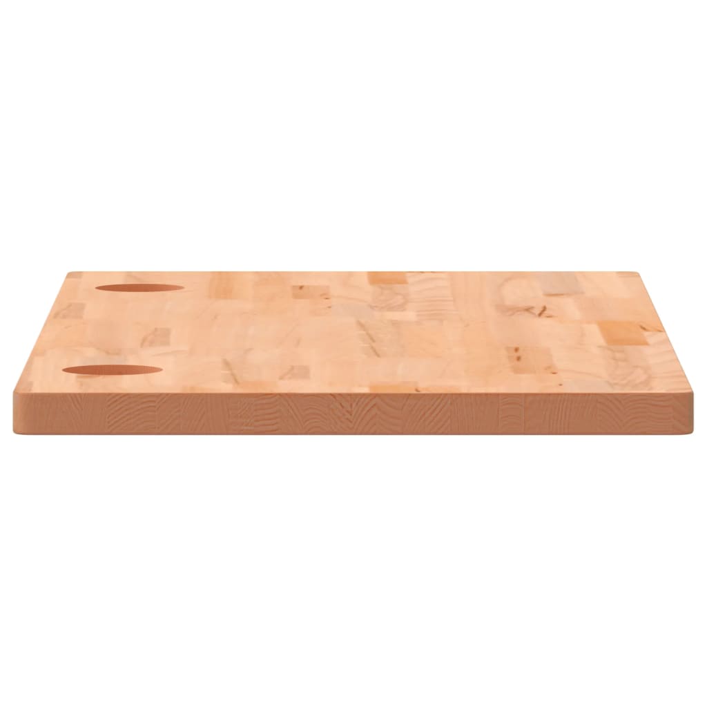 Desk top 110x55x2.5 cm solid beech wood