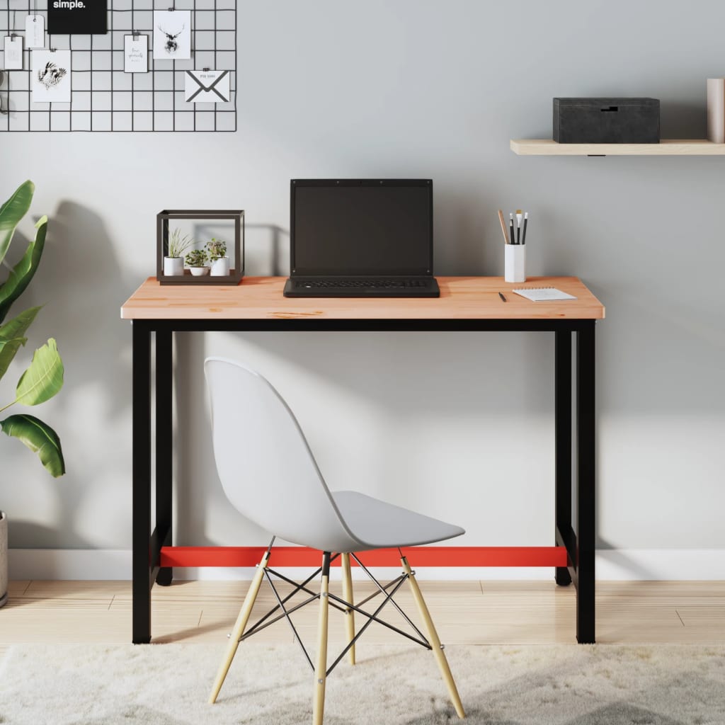 Desk top 115x55x2.5 cm solid pine wood