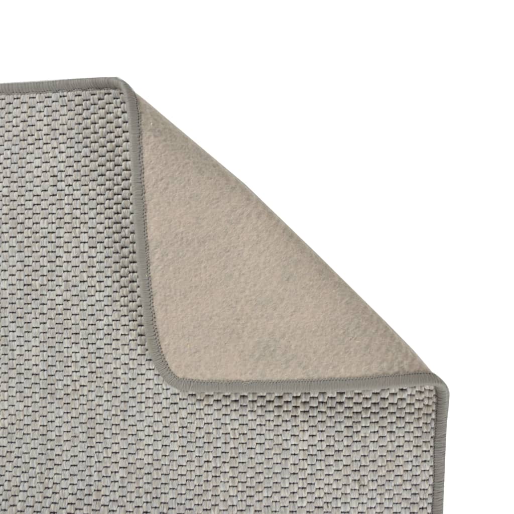 Carpet runner sisal look taupe 80x150 cm