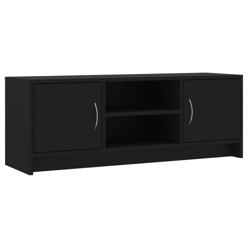 Meuble TV noir 102x30x37,5 cm en bois
