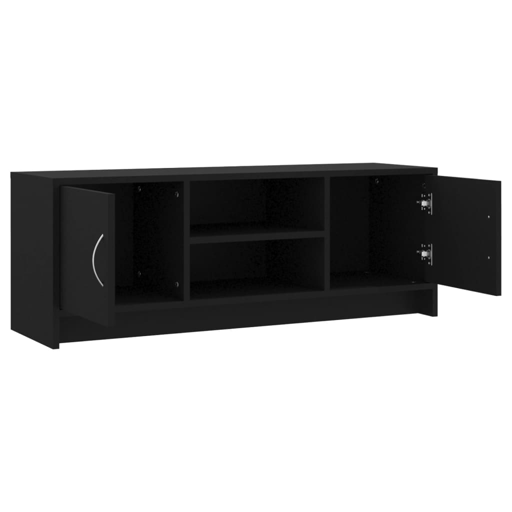 Meuble TV noir 102x30x37,5 cm en bois