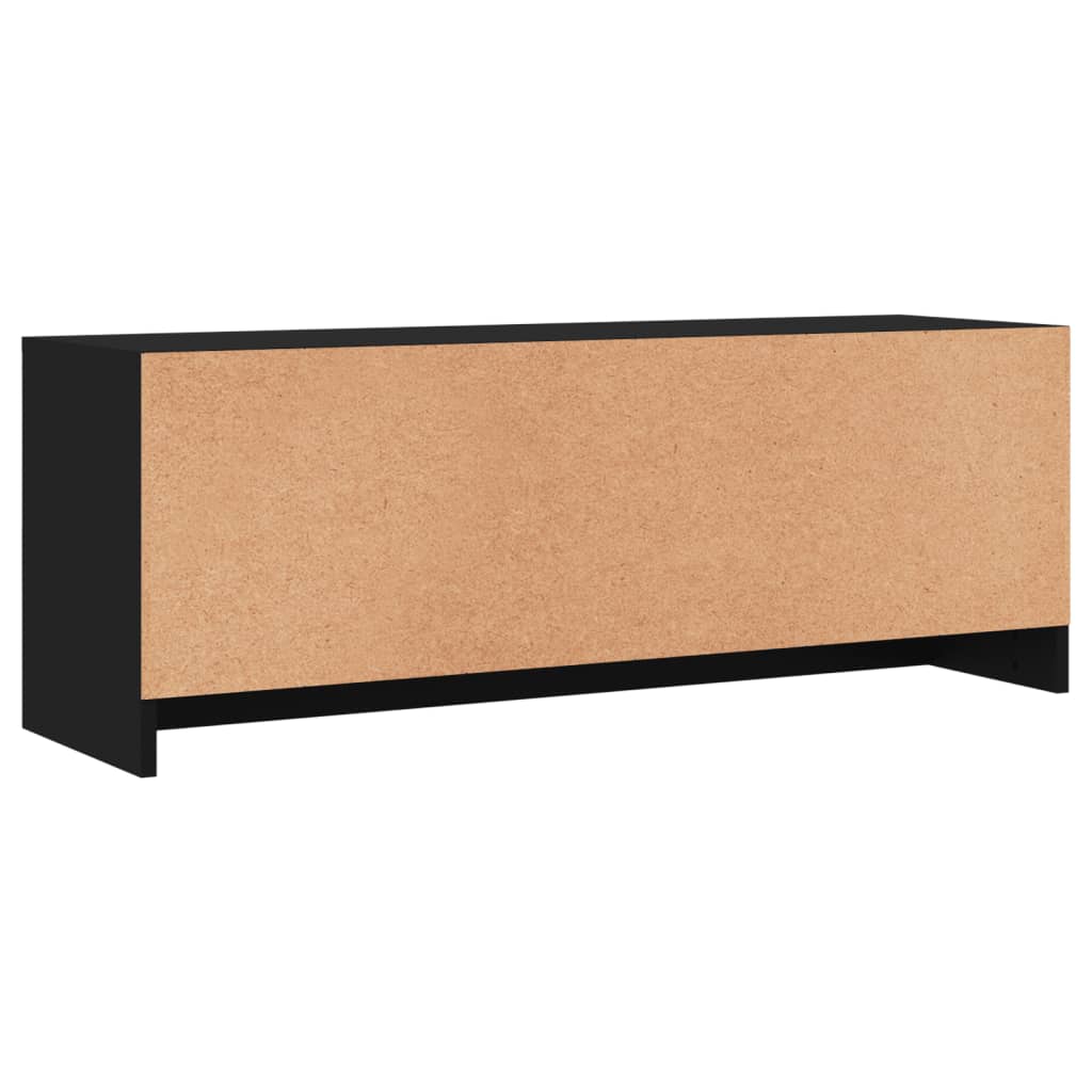 Meuble TV noir 102x30x37,5 cm en bois