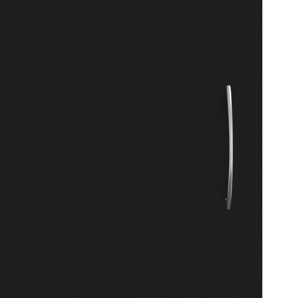 Meuble TV noir 102x30x37,5 cm en bois