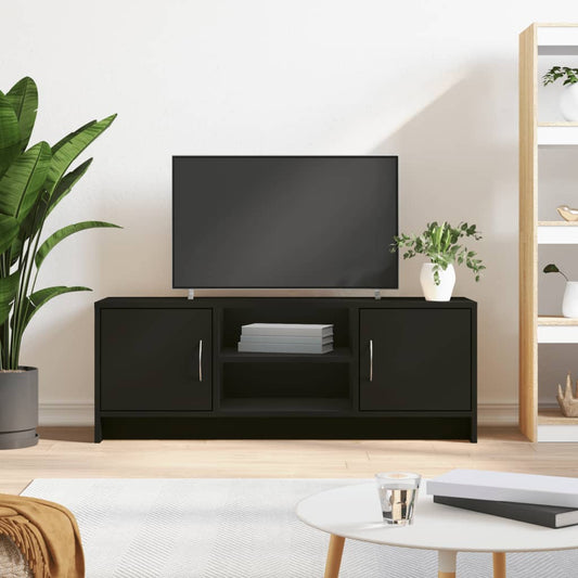 Meuble TV noir 102x30x37,5 cm en bois