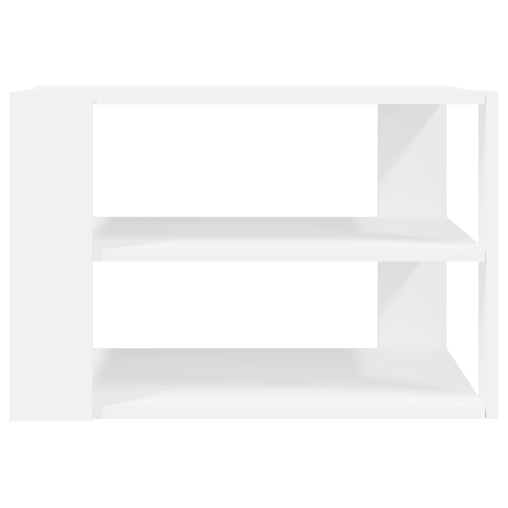 Table basse blanche 59,5x59,5x40 cm en bois