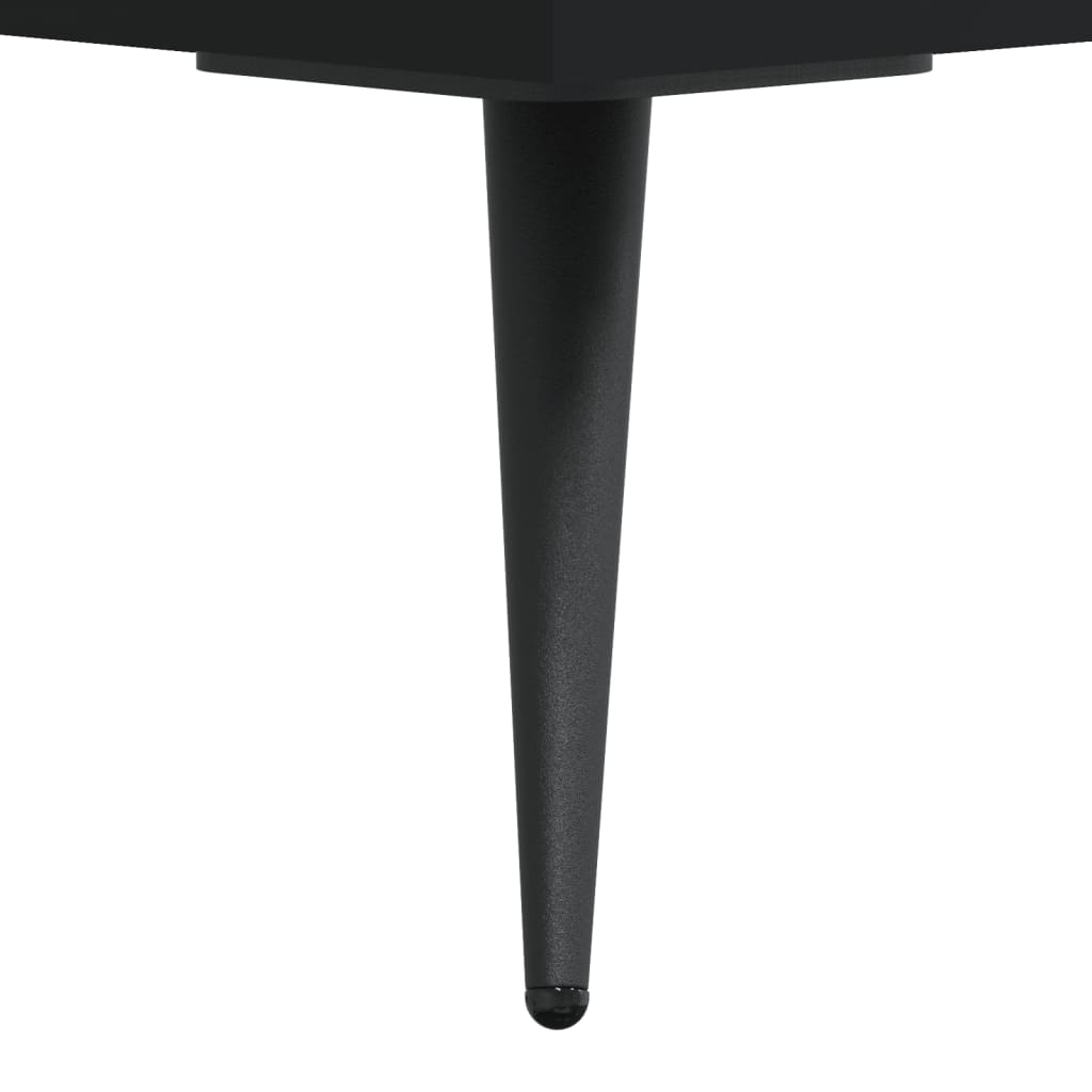 Meuble TV noir 102x36x50 cm en bois