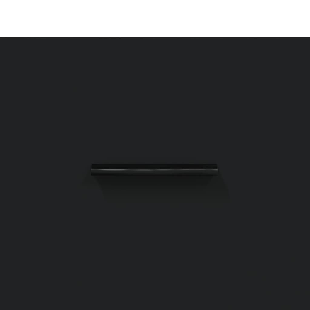 Meuble TV noir 102x36x50 cm en bois