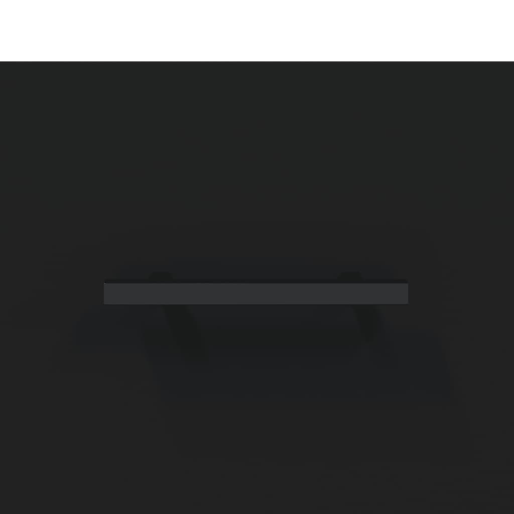 Meuble TV noir 102x36x50 cm en bois