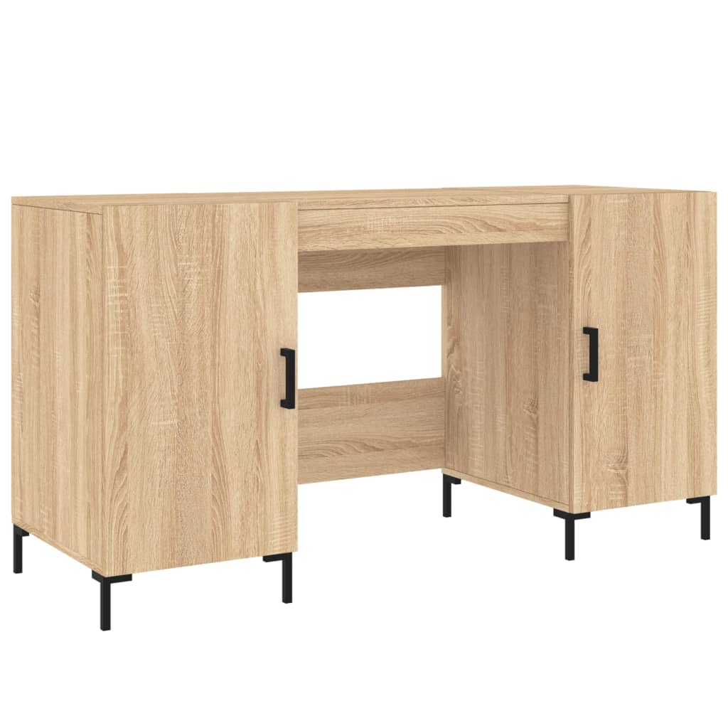 Desk Sonoma Oak 140x50x75 cm Wood Material