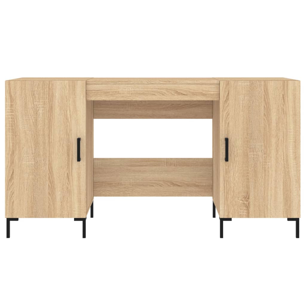 Desk Sonoma Oak 140x50x75 cm Wood Material