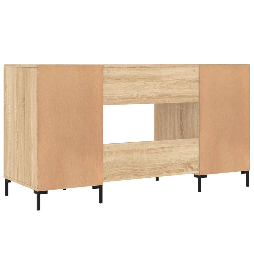 Desk Sonoma Oak 140x50x75 cm Wood Material
